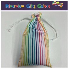 Marble Bag - Stripes on White (marbles sold separately) Marble Bag - Stripes on White (marbles sold separately)